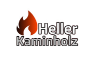 Logo Heller Kaminholz mit Flammensymbol
